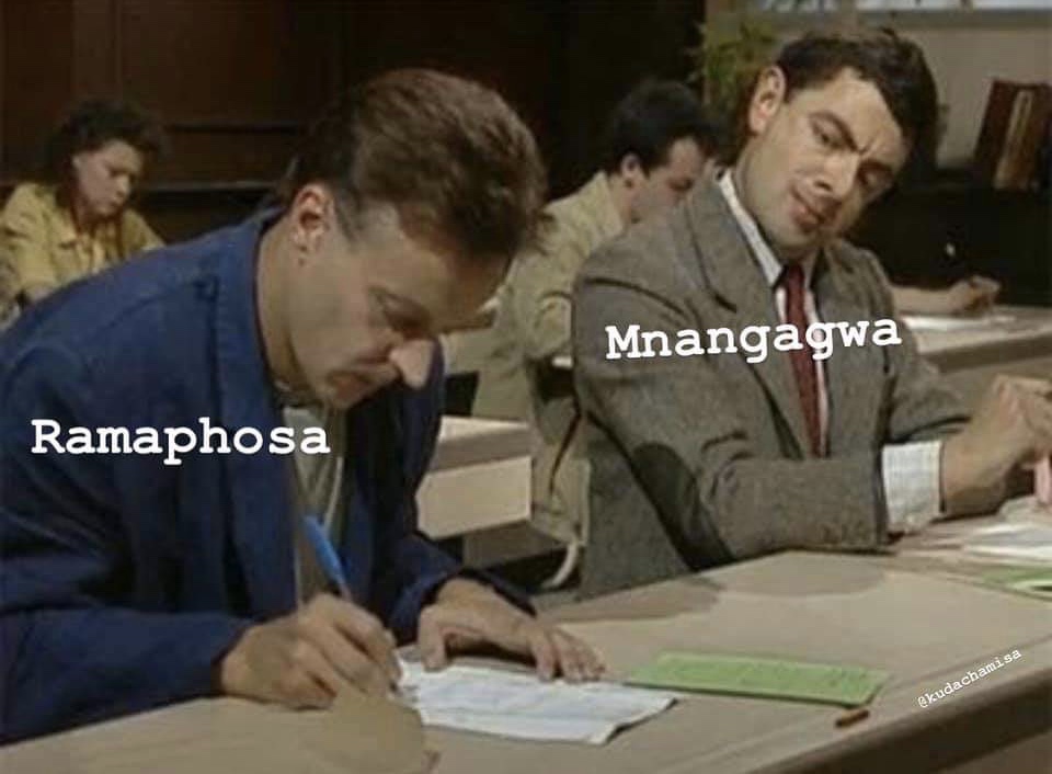 Mnangagwa copying Cyril Ramaphosa